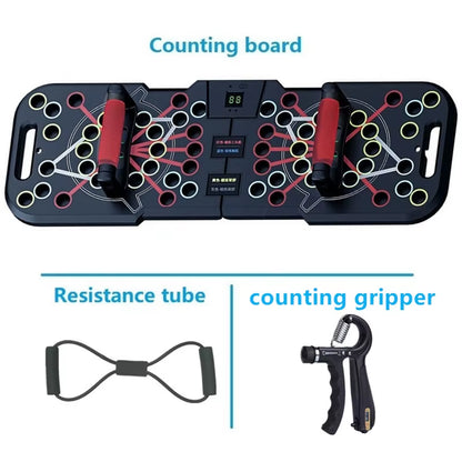 Multifunctional Counting Push up Board Home Chest Muscle Exercise Training Indoor Electronic Fitness Support Push-Up Rock Stands