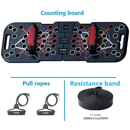 Multifunctional Counting Push up Board Home Chest Muscle Exercise Training Indoor Electronic Fitness Support Push-Up Rock Stands